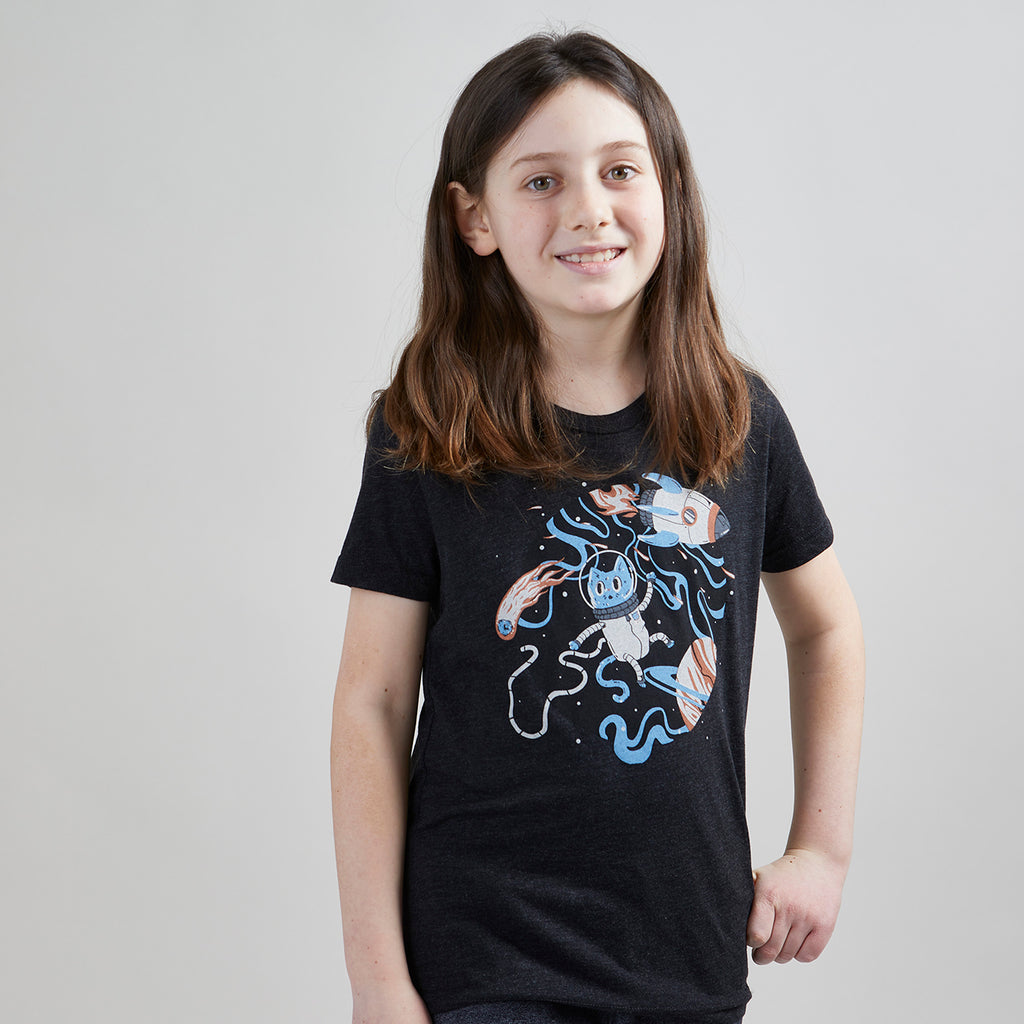 Easy Tiger Vintage Unisex Toddler T-Shirt. Heather Stone Kids Triblend Tee  with Tiger. Shirt for Boys and Girls.