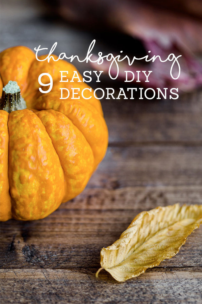Thanksgiving Decorations That You Can Make Yourself