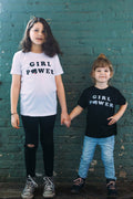 Girl Power Kids White T-shirt