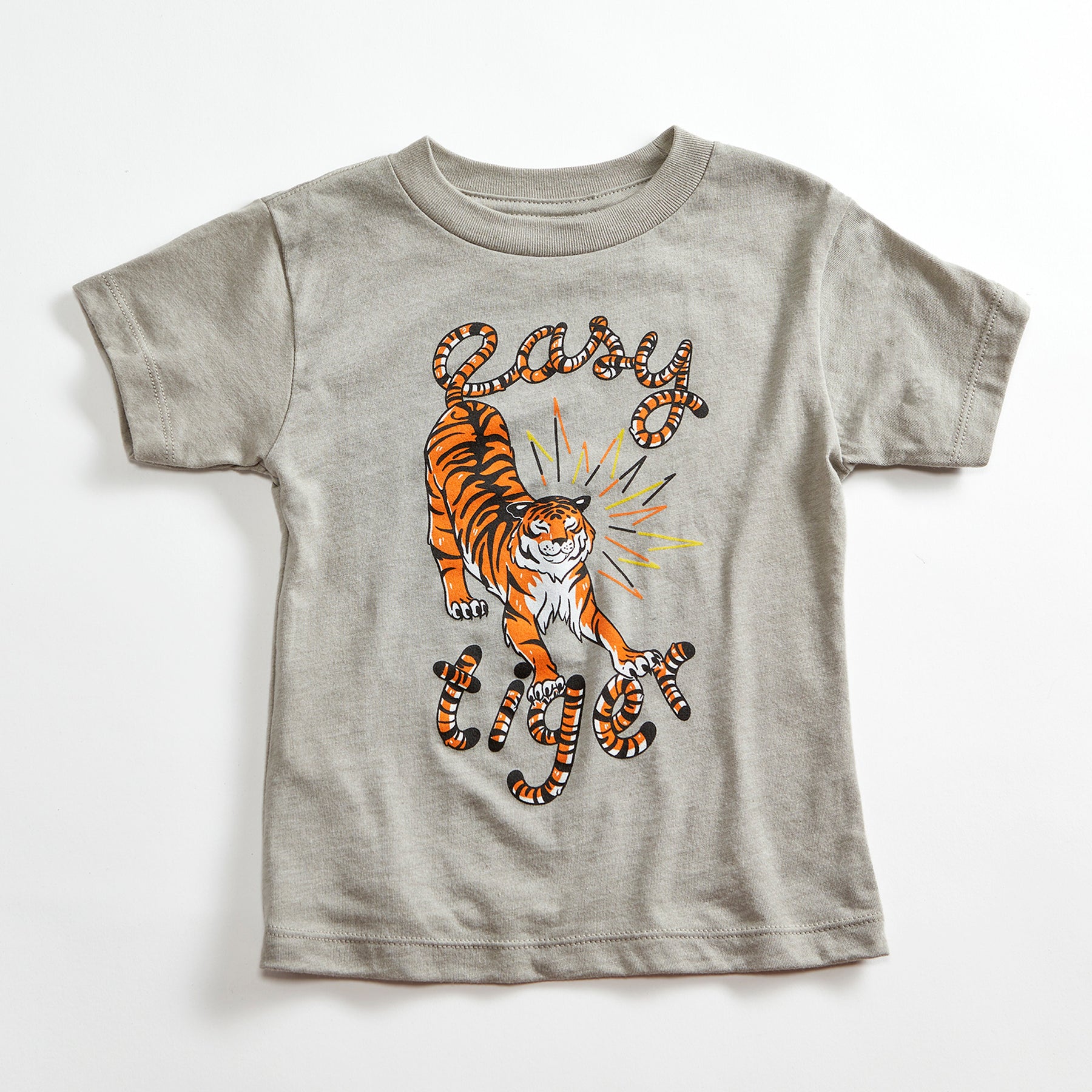 Easy Tiger Vintage Unisex Youth T-Shirt. Heather Grey Kids Triblend Te –  Orchard Street Apparel