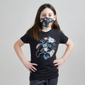 Space Cat Unisex Youth Mask. 100% Kona Cotton kids mask for boys and girls. Made in the USA.