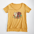Girl Gang Ladies T-shirt. Gold Womens Girl Power tee. Celebrates Women. Made in USA.