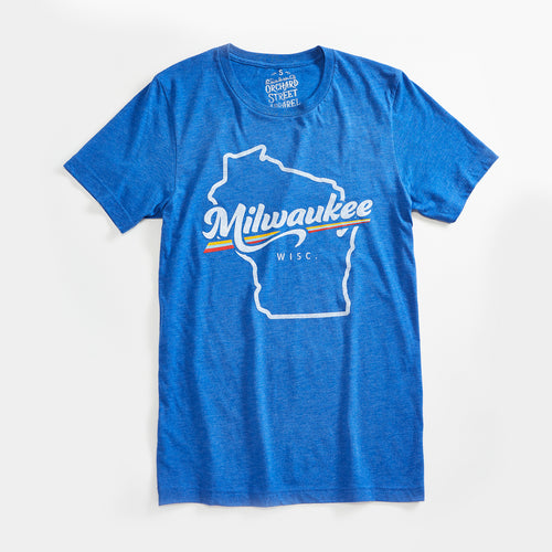 Milwaukee Prism Triblend Royal Blue Unisex T-Shirt