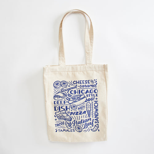 Chicago Sign Canvas Tote Bag